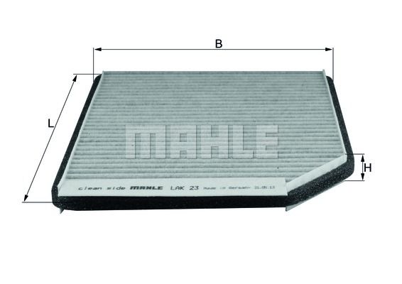 MAHLE Filter,salongiõhk LAK 23