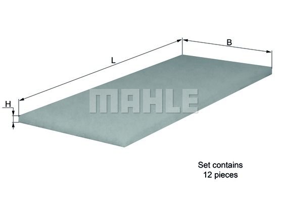 MAHLE Filter,salongiõhk LAP 9/S