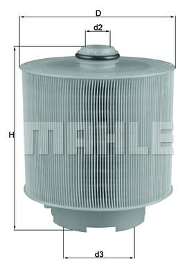 MAHLE Õhufilter LX 1006/2D