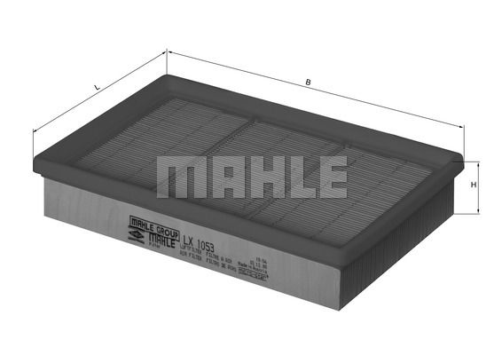 MAHLE Воздушный фильтр LX 1053