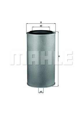 MAHLE Õhufilter LX 1255