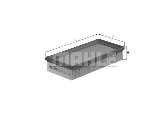 MAHLE Воздушный фильтр LX 1576