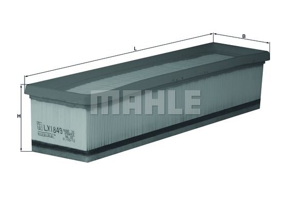 MAHLE Воздушный фильтр LX 1849