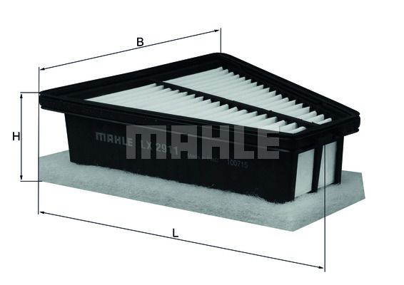 MAHLE Õhufilter LX 2911