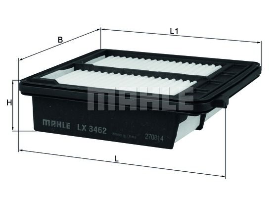 MAHLE Воздушный фильтр LX 3462