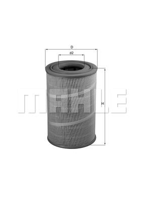 MAHLE Õhufilter LX 560/1