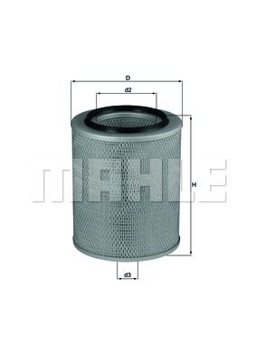 MAHLE Õhufilter LX 562