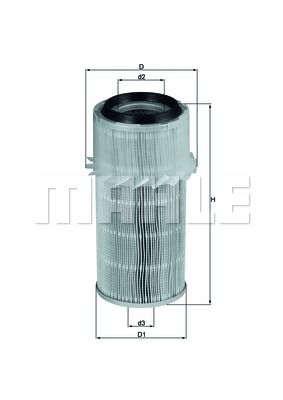 MAHLE Õhufilter LX 682