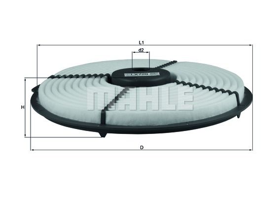 MAHLE Õhufilter LX 729