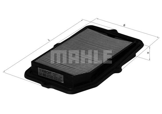 MAHLE Воздушный фильтр LX 850