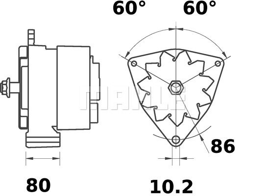 MAHLE Generaator MG 289