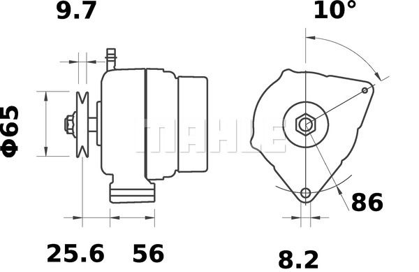 MAHLE Generaator MG 534