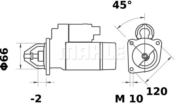 MAHLE Стартер MS 112