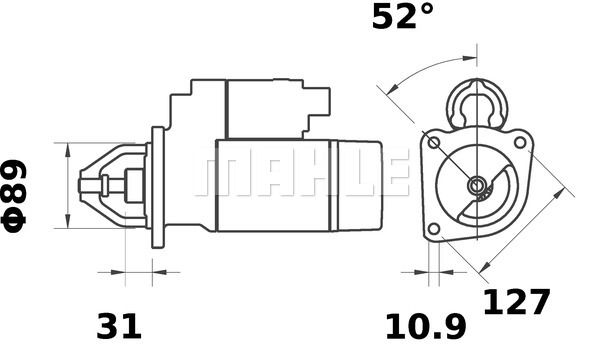 MAHLE Starter MS 277