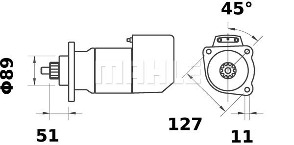 MAHLE Starter MS 506