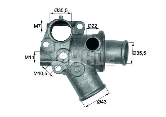 MAHLE Termostaat,Jahutusvedelik TI 114 80D