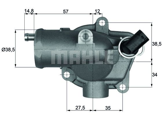 MAHLE Termostaat,Jahutusvedelik TI 28 92