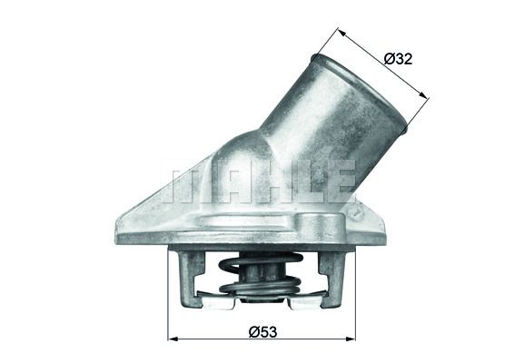 MAHLE Termostaat,Jahutusvedelik TI 56 87D