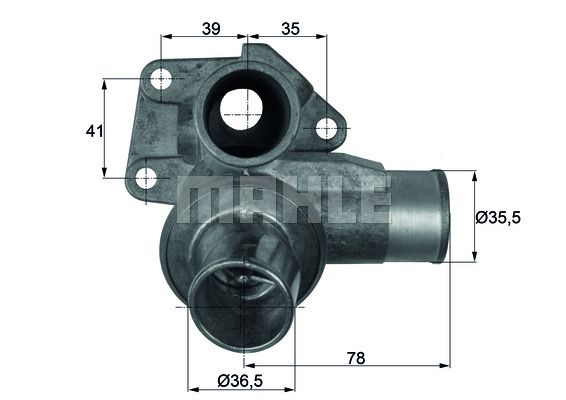 MAHLE Termostaat,Jahutusvedelik TI 74 85D