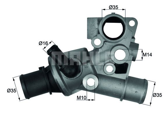 MAHLE Termostaat,Jahutusvedelik TI 93 80D