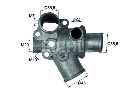 MAHLE Termostaat,Jahutusvedelik TI 94 80D