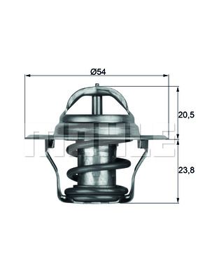 MAHLE Termostaat,Jahutusvedelik TX 14 80D