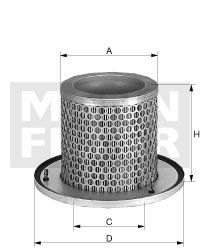 MANN-FILTER Фильтр добавочного воздуха C 1374/2 KIT