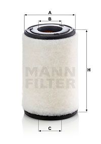 MANN-FILTER Воздушный фильтр C 14 011
