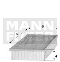 MANN-FILTER Воздушный фильтр C 2565