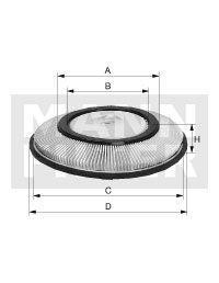 MANN-FILTER Õhufilter C 2722