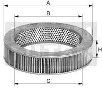 MANN-FILTER Õhufilter C 2846/2