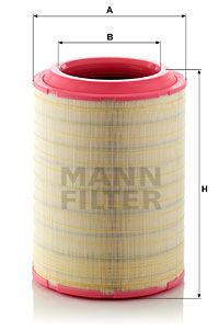 MANN-FILTER Õhufilter C 37 2070/2