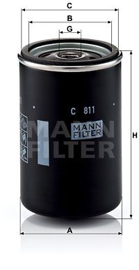 MANN-FILTER Воздушный фильтр C 811