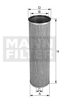 MANN-FILTER Фильтр добавочного воздуха CF 22 269