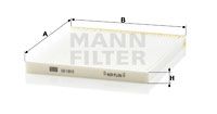 MANN-FILTER Filter,salongiõhk CU 1912