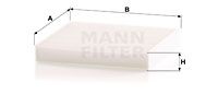 MANN-FILTER Фильтр, воздух во внутренном пространстве CU 1919