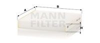 MANN-FILTER Filter,salongiõhk CU 20 006