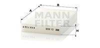 MANN-FILTER Фильтр, воздух во внутренном пространстве CU 2028