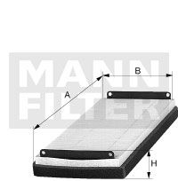 MANN-FILTER Filter,salongiõhk CU 2038