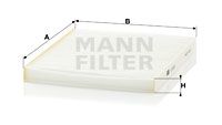 MANN-FILTER Filter,salongiõhk CU 2129