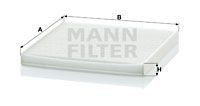 MANN-FILTER Фильтр, воздух во внутренном пространстве CU 2131