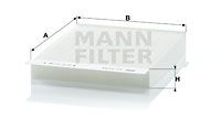 MANN-FILTER Filter,salongiõhk CU 2143