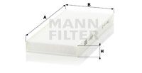 MANN-FILTER Filter,salongiõhk CU 2216-2