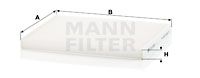 MANN-FILTER Фильтр, воздух во внутренном пространстве CU 2243