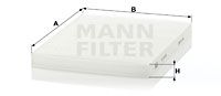 MANN-FILTER Фильтр, воздух во внутренном пространстве CU 23 010