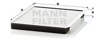 MANN-FILTER Filter,salongiõhk CU 2331