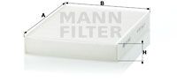 MANN-FILTER Filter,salongiõhk CU 2433