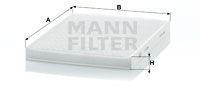 MANN-FILTER Фильтр, воздух во внутренном пространстве CU 2436