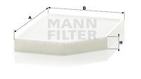 MANN-FILTER Фильтр, воздух во внутренном пространстве CU 2450