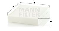 MANN-FILTER Фильтр, воздух во внутренном пространстве CU 25 001
